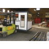 Palletiseerbare cabine voor binnen