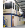 Removable office partition wall