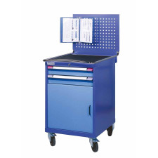 Mobile cabinet with drawers