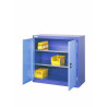 Industrial cabinet with hinged doors