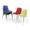 Chaise empilable à coque plastique