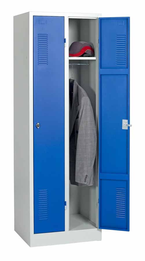 Lockers for clean and dirty industrial environments