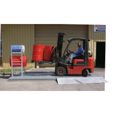 Plateforme de rétention en métal