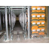 Dynamic racking with FIFO system