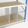 Shelving with Activol beams