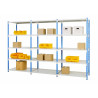 Shelving with Acticlass steel sheet shelves