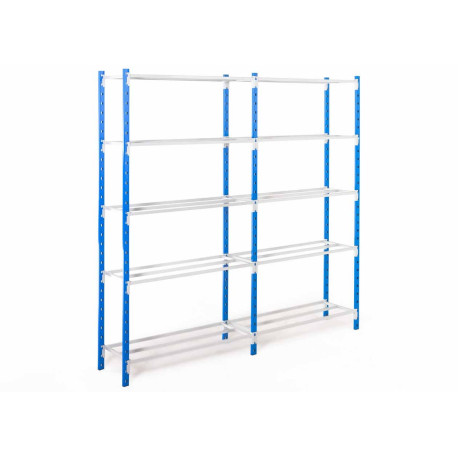 Shelving with Actiflip tubular shelves