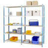 Shelving with Actiflip tubular shelves