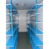 Shelving with Actiflip tubular shelves