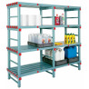 resin tubular shelving