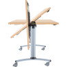 Table polyvalente abattante