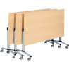 Table polyvalente abattante
