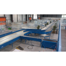 Convoyeur gravitaire à rouleaux