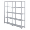 The evolving semi-heavy steel sheet shelving