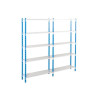 Shelving with Acticlass steel sheet shelves