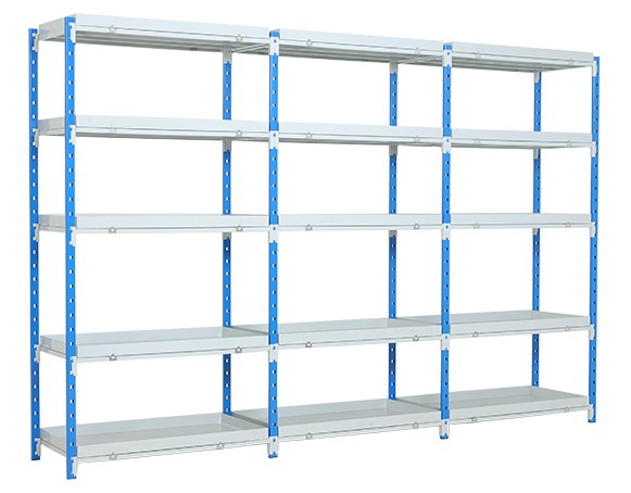 Actiflip light duty containment shelving