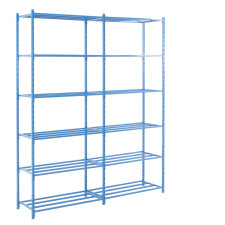 Rayonnage peint à tablettes tubulaires Quick’Tube