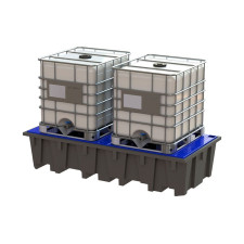 Plastic retentiebakken