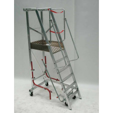 Rolling step ladder