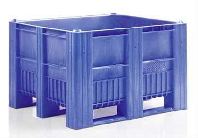 Blank color HDPE pallet box