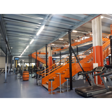 Plateforme - Mezzanine pour locaux professionnels : Salles de sport, Magasins, Showrooms…
