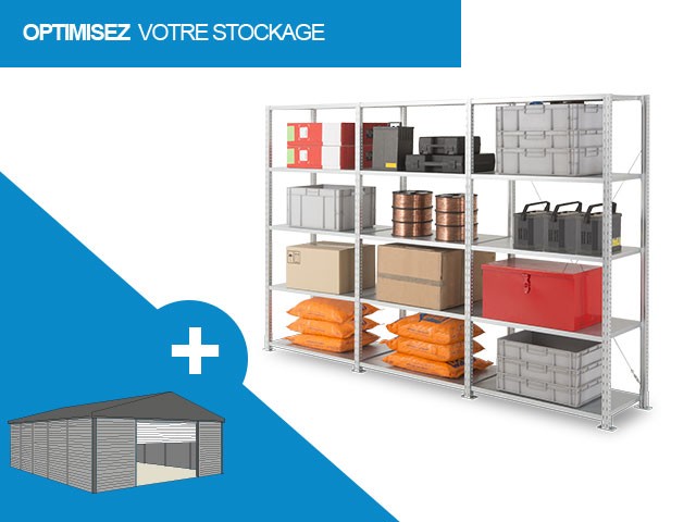 The evolving semi-heavy steel sheet shelving
