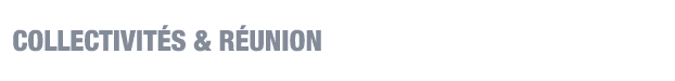 COLLECTIVITéS & réunion