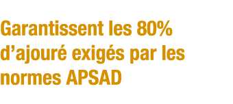 Garantissent les 80% d ajouré exigés par les normes APSAD