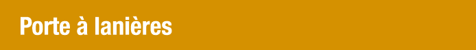 Porte à lanières