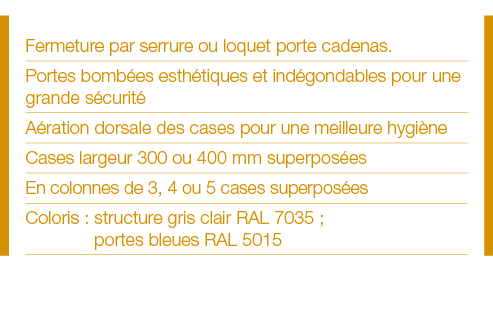 Fermeture par serrure ou loquet porte cadenas  Portes bombées esthétiques et indégondables pour une grande sécurité A   