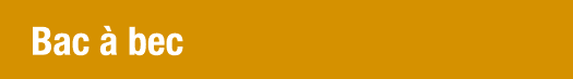 Bac à bec