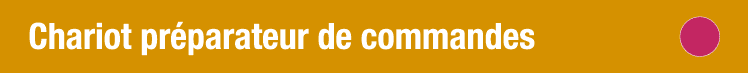 Chariot préparateur de commandes 