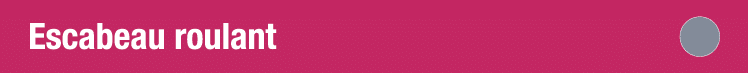 Escabeau roulant 