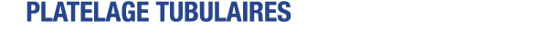 Platelage tubulaires